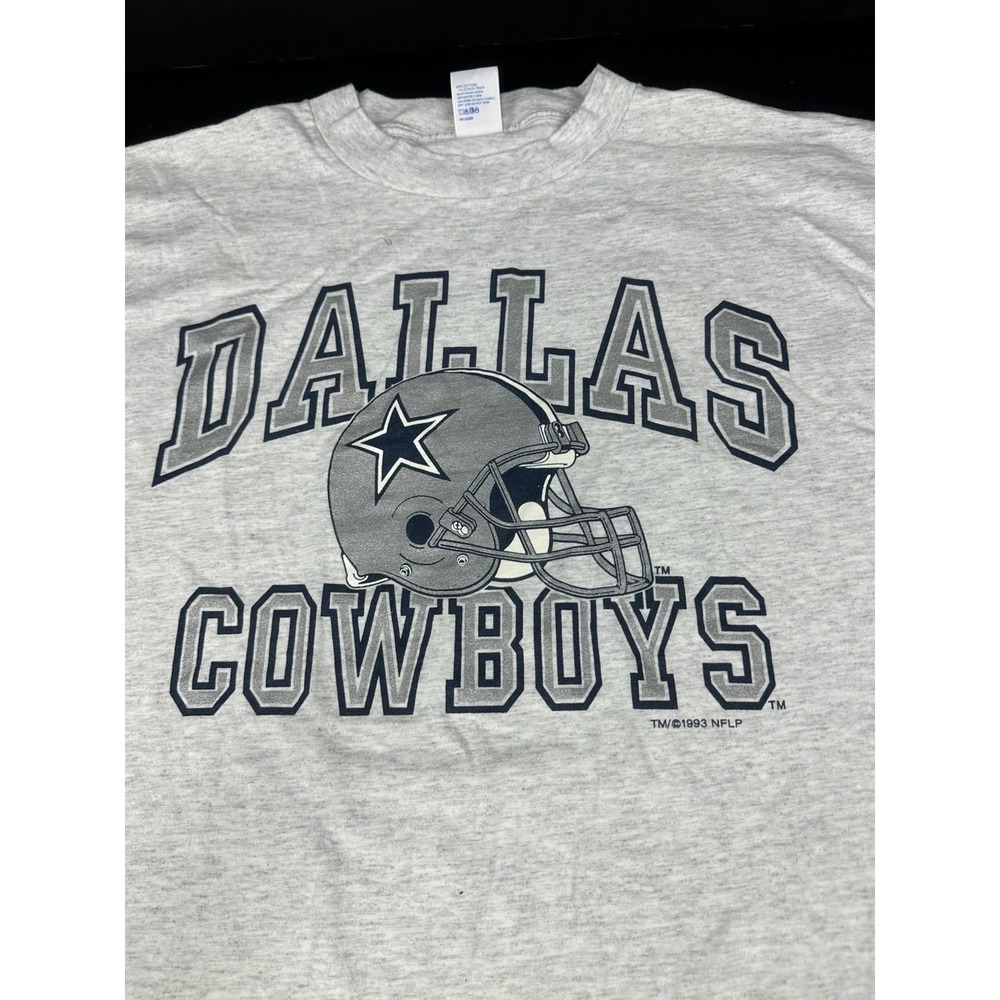 VTG‎ 1993 Logo 7 Dallas Cowboys T-Shirt Sz XL Gray - Picture 3 of 7